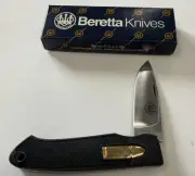 BERETTA 9MM BULLET BUTTON FOLDING KNIFE NEW IN BOX B2