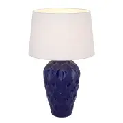 Madrid Ceramic Table Lamp, Blue