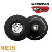 MAXIGEAR Angle Grinder Backing Pads Turbo Hard Flexibility (Var.) - Black