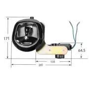 MW Whale Tail T Handle Lock Latch/Compression Lock with motor (central locking)