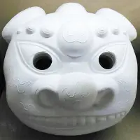 在飛比找Yahoo!奇摩拍賣優惠-白面具 紙面具 瑞獸(附鬆緊帶) 吉祥獸 神獸 畫紙 面具 