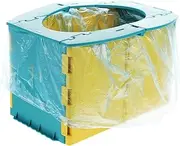 CHICAMPERA Portable Folding Toilet for Boy Girl Travel Friendly Lightweight Design for Car and Home Use Adorable Potty for Potty Training Easy Assembly and Compact Storage