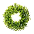Four Leaf Clovers Garlands Green Wreath Hanging Tinsel Garlands for Patricks Day