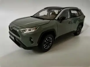 🔥合金模型車 1:18 1/18 RAV4 5代 五代 金屬模型車 汽車玩具 男友禮物 送禮 收藏 生日禮物 父親節禮物