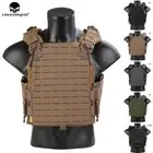 EMERSON Tactical Lasercut Plate Carrier Assault Vest ROC Quick Release Airsoft