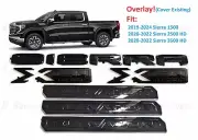Overlay Gloss black X31 Off Road Sierra Elevation Emblem 2019-24 1500 2500HD3500
