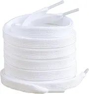[QSTDGVPW] Polyester Laces 305cm for Hockey and Figure Skating, Suitable for Roller Skates