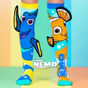 Madmia Socks Ages 6-99 One Size Fits Most - DISNEY PIXAR FINDING NEMO Novelty Socks