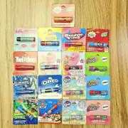 Assorted Flavored Lip Balms, Swedish, Oreo, Ice Breakers, Twizzlers Your Choice