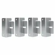 8 PCS Solar Panel Mounting Z Bracket Set For Flat Roof Wall Mount Kit Aluminum