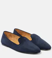[The Row] The Row Tippi suede slip-on loafers AU 9 brown