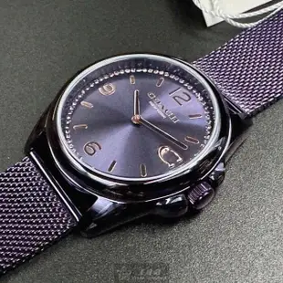 【COACH】COACH蔻馳女錶型號CH00179(紫色錶面紫色錶殼紫色米蘭錶帶款)