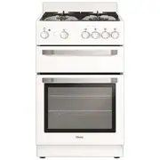 Haier 54cm Gas Upright Cooker - White