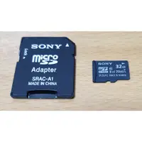 在飛比找蝦皮購物優惠-Sony MicroSD 32GB 高速記憶卡 MicroS