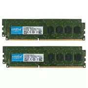 32GB 4x 8GB 4GB 2GB DDR3L PC3L-12800U 1600MHz 1.35V Desktop Memory Crucial LOT