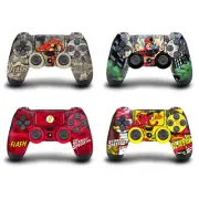THE FLASH DC COMICS COMIC BOOK ART VINYL SKIN DECAL FOR DUALSHOCK 4 CONTROLLER