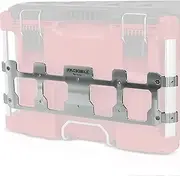 [PACKIBLE] Front & Rear Full Width & Half Width Box Mount & Crate Caddy compatible with Milwaukee Packout® - Made In USA (Brushed Aluminum)
