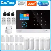 GauTone Alarm System for Home Burglar Security 433MHz WiFi GSM Wireless Alarm