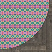 Round Area Rug- 5' Circle Carpet | Color Pops Collection (PG-RP-1966-127)