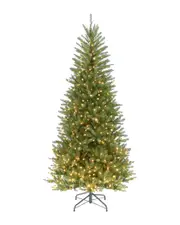 National Tree Company 6.5ft Dunhill Fir Slim Tree with 500 Clear Lights