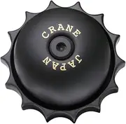 Crane E-ne Revolver Bike Bell for E-Bikes, City, Mountain, and Cruisers - Fits Bar Diameters 22.2 to 25.4mm