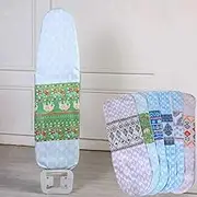 MAEEHDNKM Thick Ironing Board Cover and Pad, 19x55 Inch Large Ironing Board Pad, Heat Resistant Ironing Board Replacement Pad, Drawstring Tightening(B)