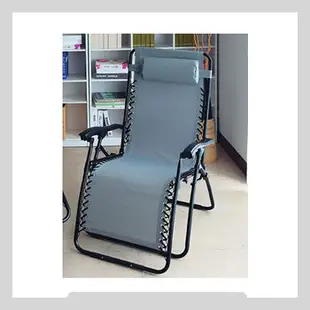 RELAX無段式加寬透氣休閒椅-藍灰色 242391124020