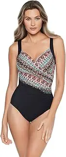 [Miraclesuit] Must Haves Sanibel Underwired One Piece Shaping Swimsuit, Size