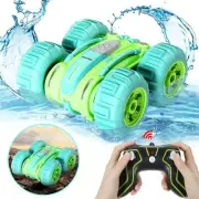 Amphibious Remote Control Car, 2.4GHz 4WD High-Speed Toy Car, Double-Sided Drivi