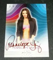2017 Benchwarmer PENNELOPE JIMENEZ Dreamgirls Gold Foil Black Ink Auto PLAYBOY