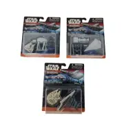 Star Wars Micro Machines Lot AT-AT Millennium Falcon Tie Fighter PACKAGE DEFECTS