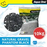 Aqua One Natural Gravel Phantom Black 10kg (12229)