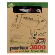 Parlux 3800 Ionic and Ceramic Hair Dryer - Black