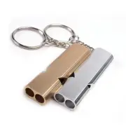 Camping Hiking Survival Whistle Loud 120dB Stainless Steel Construction