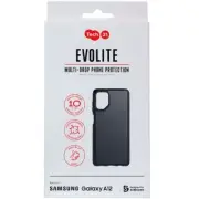 Tech21, EvoLite for Samsung Galaxy A12, Black Case for Samsung Galaxy A12