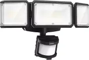 LEPOWER Battery Powered LED Flood Light Outdoor,1500Lm Motion Sensor Security Li
