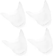 UTHCLO 2 Pairs Forefoot Pad Covers Toe Cushion Protector Runners Elastic Toe Pouches Blisters Ballet Toe Pads Shoe Pads Elastic Toe Guards Foot Accessory Toe Accessory White Silica Gel
