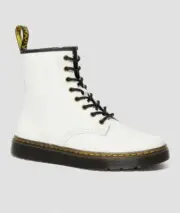 Dr. Martens White Zavala Leather Boots Shoes Sneakers Women's Size 8 New W/ Box