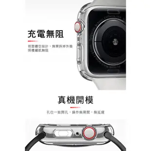 for Apple Watch 7 裸機質感 透明全包覆 TPU軟質 防摔錶殼 (蘋果手錶保護套 保護殼 殼套 錶殼)