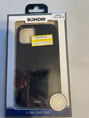 Bondir Case For iPhone 11 Pro/XS/X Black Clear Coat Hard Case