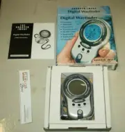 NEW SHARPER IMAGE WAYFINDER COMPASS ALTIMETER BAROMETER THERMOMETER CLOCK