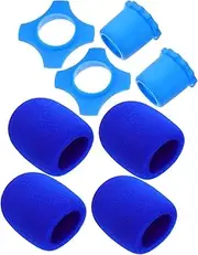 SUPVOX 1Sets Professional Microphone Cover Thickened Sponge Protection for Ktv Recording and Interviews Reusable Handheld Mic Foam Covers with Easy Clean and User Friendly Design