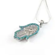 lucky charm Hamsa Hand success Protection Necklace fine accsesries Pendant