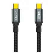 Oxhorn USB 3.2 Gen2 1m USB-C to USB-C 20Gbps 8K@60Hz 20V 100W E-Marker Chip Black fast charging & Video cable Laptop Phones Tablet USB-C Device