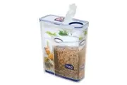 Lock & Lock Rectangular Food Storage Container With Flip Top Lid (Transparent) (23.7 x 11.2 x 17cm)