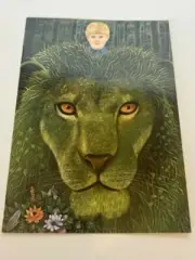 Vintage Greeting Card Ephemera 1978 Bantam When I was Nine anthropomorphic Lion