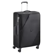 Delsey Maringa 78cm Expandable 4-Wheel Soft Suitcase Black