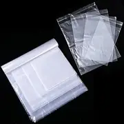 Outus 120 Pcs Poly Mailer Envelope 4 Sizes Shipping Bags Self Adhesive Clasp Envelope Self Adhesive Tear Proof Mailing Covers (6 x 10 In, 8 x 12 In, 10 x 14 In, 11x 16 in,Clear)