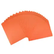 24 Pack 10.83 x 8.46" 2mm Thickness EVA Foam Sheets for Arts Orange Glitter