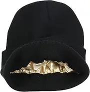 [Generic] Silk Lined Knitted Beanie | Slouchy Soft Beanie - Snow Knit Hat for Women and Men for Outdoor Activities, Keep Your Head Warm in Style